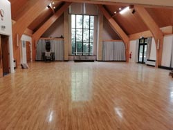 Inside St Marks Church Hall in Bournemouth - DanceAway Venue